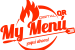 Logo My Menú Digital 6 PNG Naranja